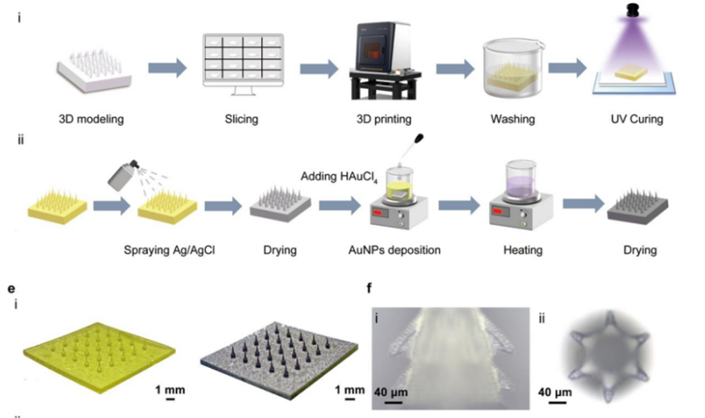 The fabrication process of 3D-BMN and 3D-BHMN